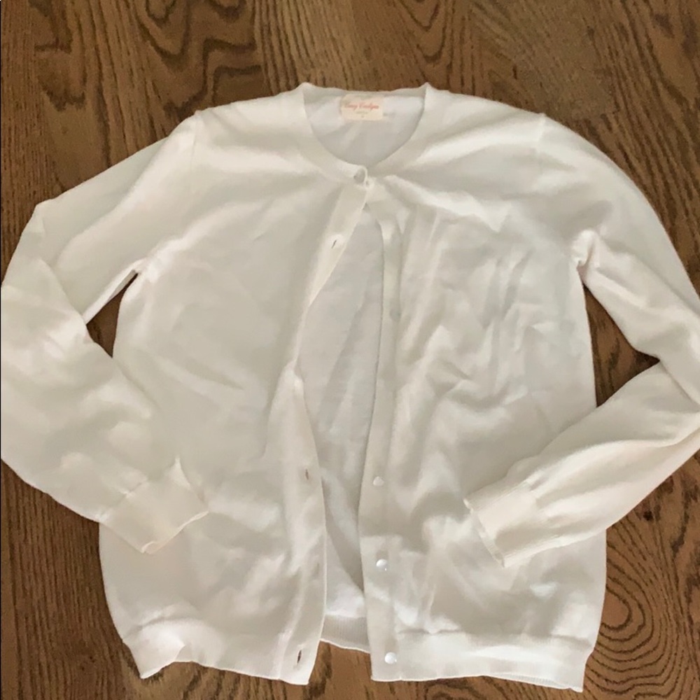 Cream cardigan
